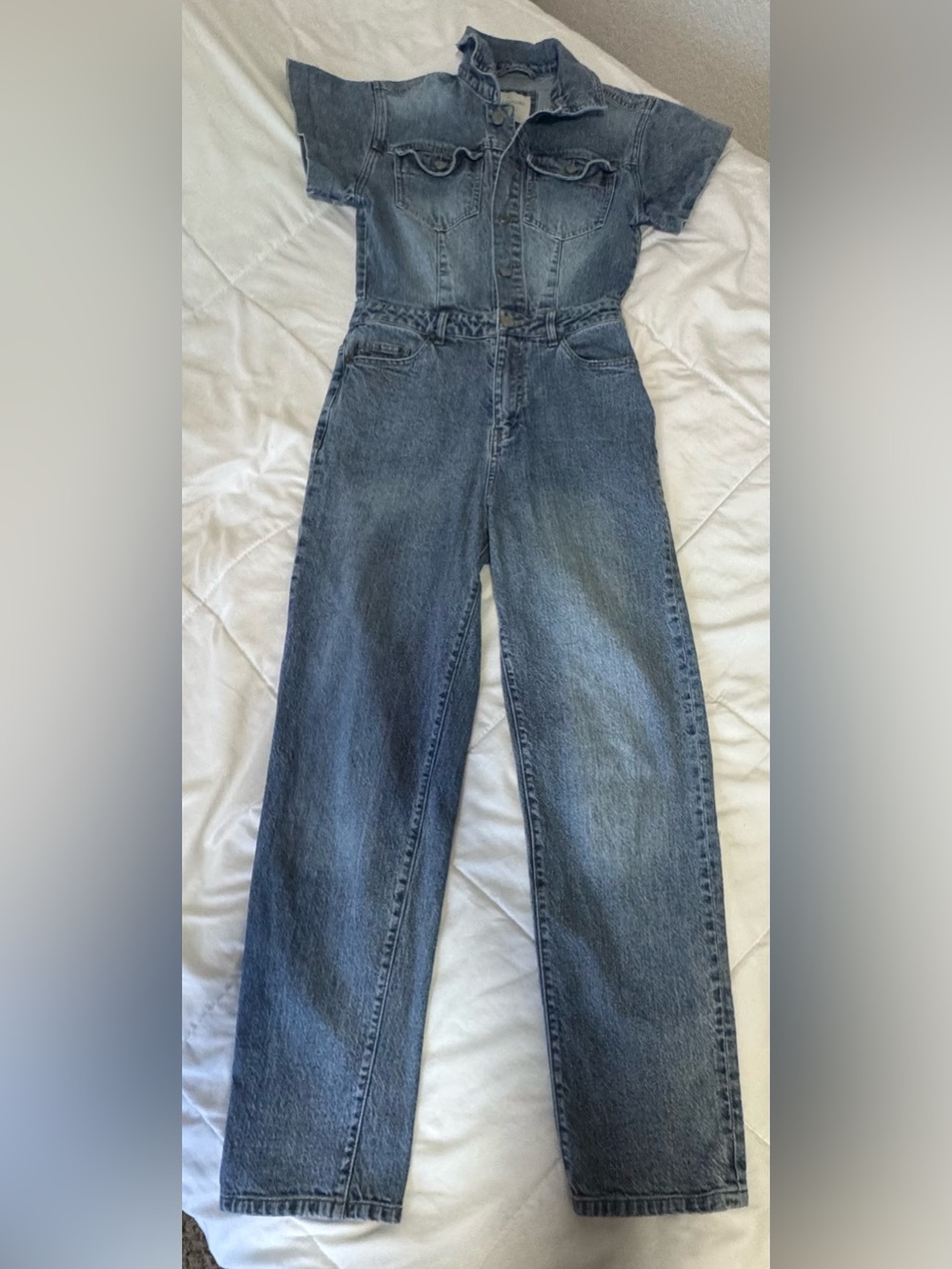Habitual Blue Denim Women's Jean Overalls - Picture 11 of 11